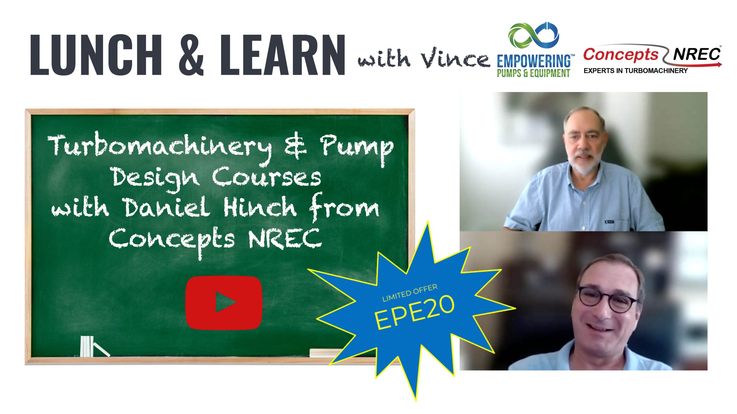 Lunch Learn With Vince Turbomachinery Pump Design Courses With