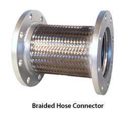 Image of braided hose connectors