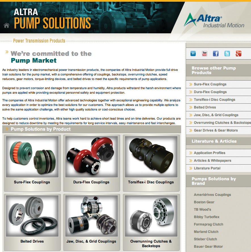 Altra Pumps Website