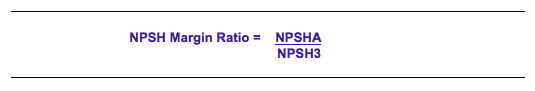 NPSH Margin Ratio