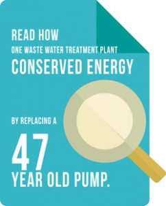 Read How one Waste Water Treatment Plant Conserved Energy by Replacing a 47 Year Old Pump
