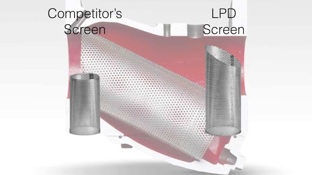 Reengineered, redesigned low pressure drop LPD YStrainer / Filter provides significant energy