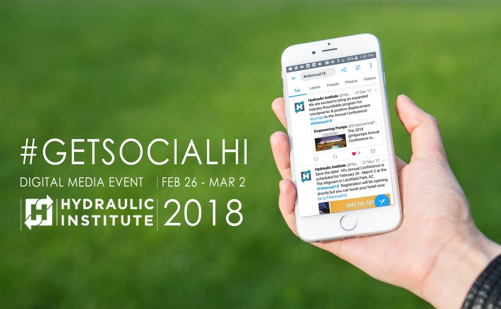 GetSocialHI at the Hydraulic Institute Annual Conference Empowering