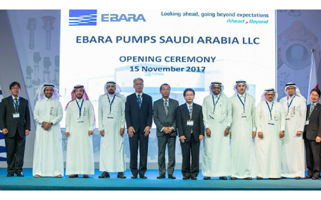 EBARA inaugurated Pump Workshop in Saudi Arabia - Empowering Pumps Equipment