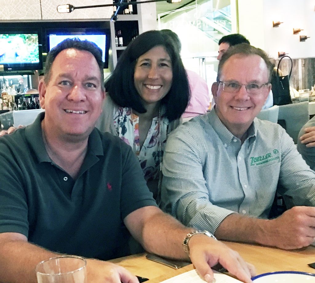 (From left to right) Adam Stolberg, Executive Director of SWPA; Lisa Riles, Global Director of Residential & CBS Americas; Steve Doolittle, Zoeller Company