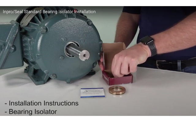 Inpro-Seal Bearing Isolator Installation