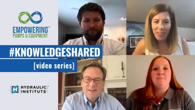 Knowledge Shared video series with the Hydraulic Institute