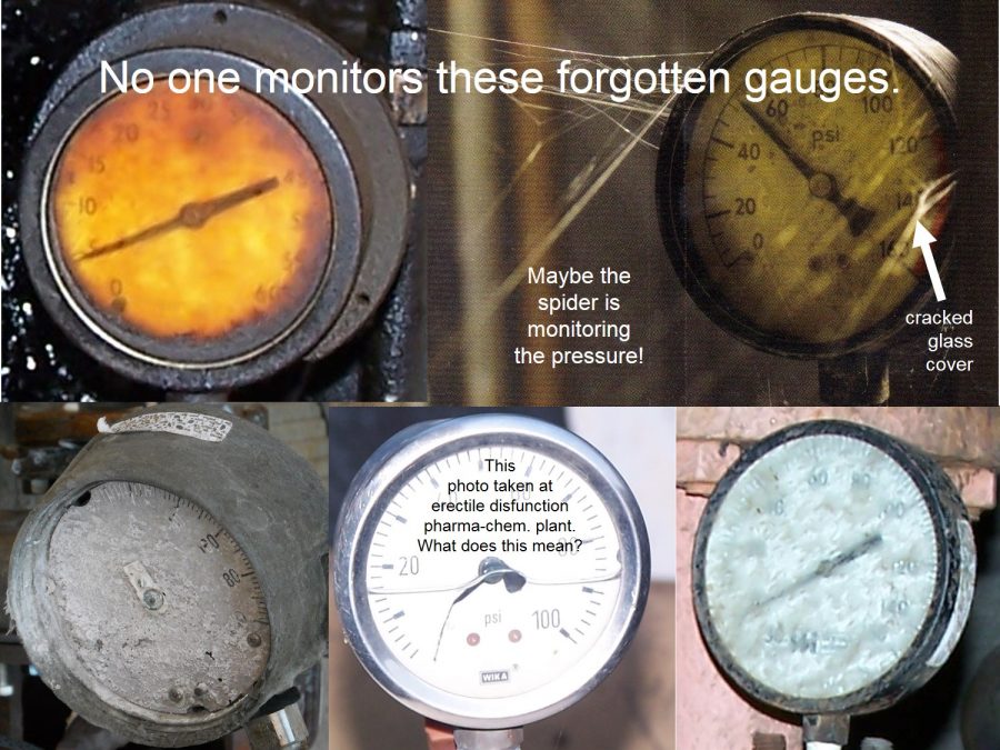 “Do the Basics First!” the Pump Guy® Pic #7 broken-busted gauges