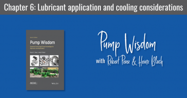 Pump Wisdom Chapter 6 Lubricant application and cooling considerations