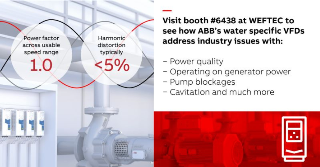 ABB showcases safe, smart and sustainable solutions at WEFTEC