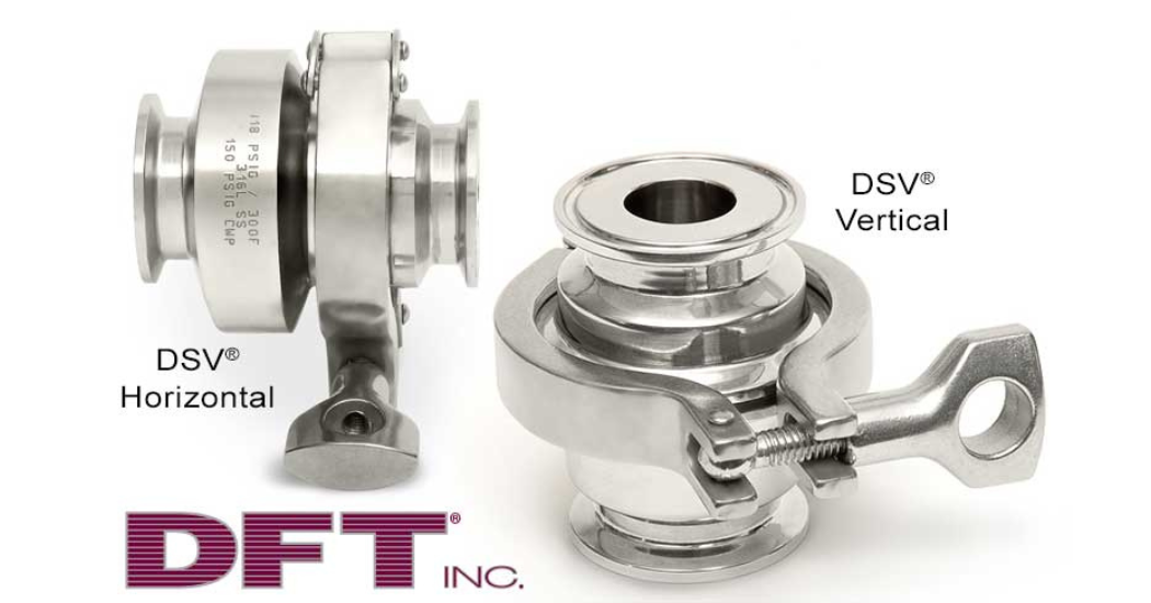 DFT Sanitary Check Valves for the Food & Beverage Industry