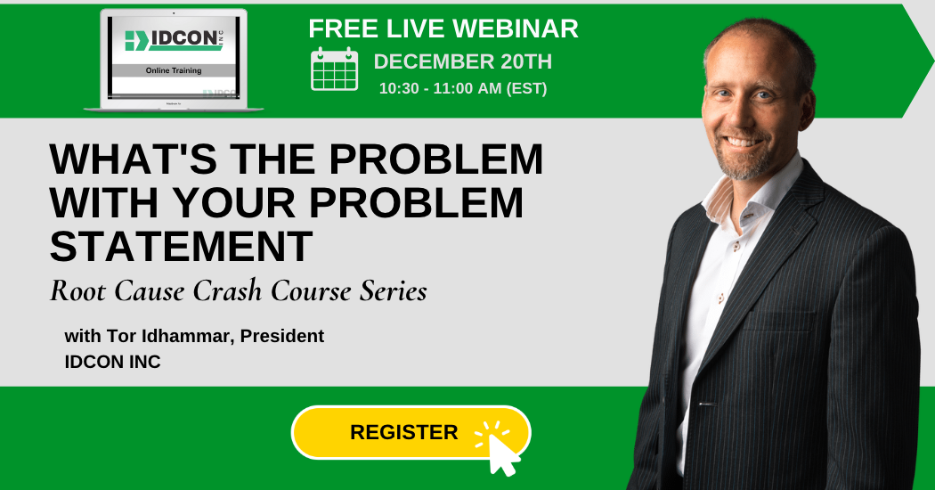 Root Cause Investigations Crash Course [Webinar Series]