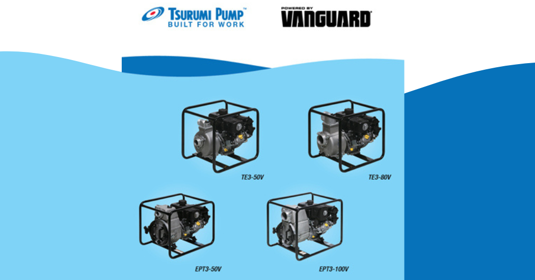 Tsurumi Pump to offer Briggs and Stratton’s Vanguard(R) engines as an option on EPT and TE series pumps