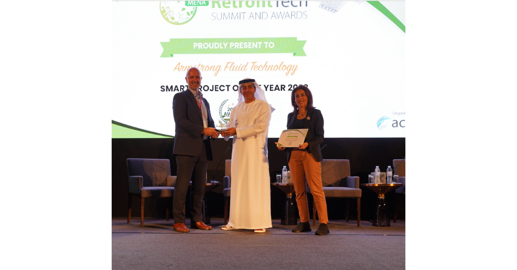 Armstrong Fluid Technology Wins Smart Project of the Year 2023 Award at the 8th RetrofitTech MENA Summit