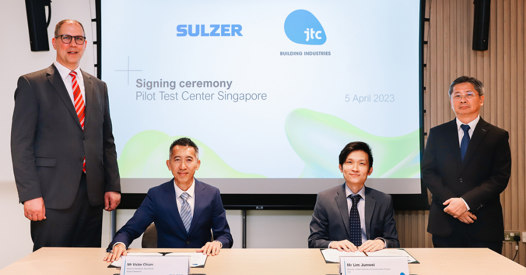 Sulzer to establish new clean technology research and development center in Singapore for Asia Pacific (1)