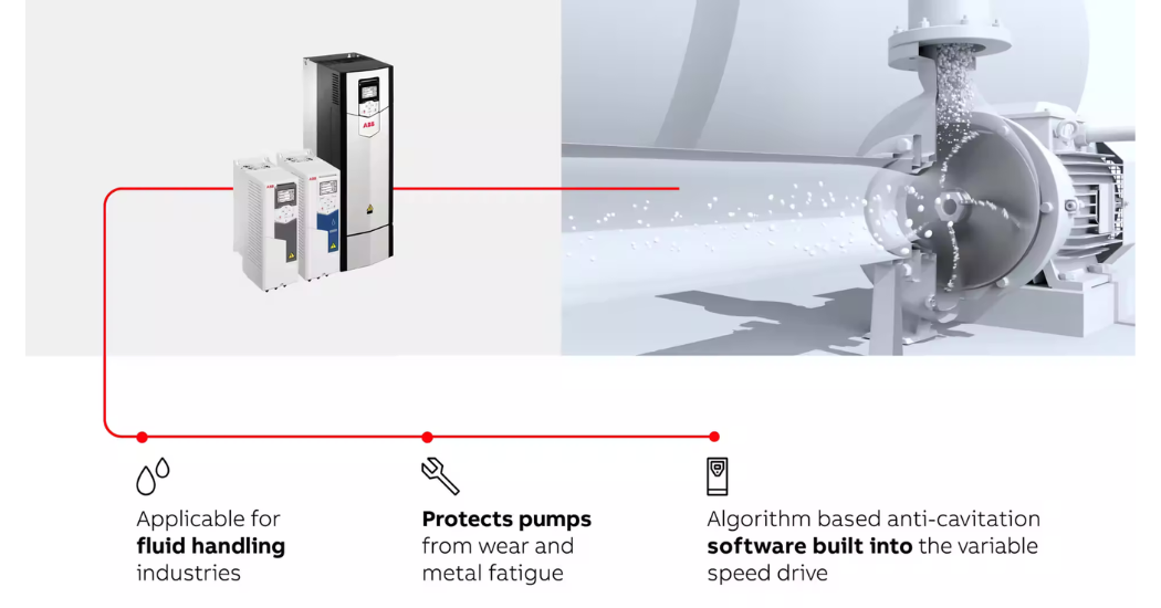ABB Did you know… …software integrated in ABB drives protects centrifugal pumps from cavitation damage?