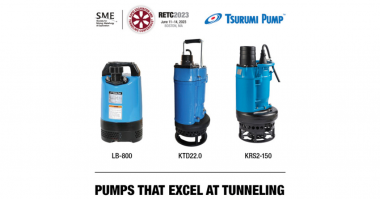 Tsurumi to showcase tunneling expertise at Rapid Excavation & Tunneling Conference 2023