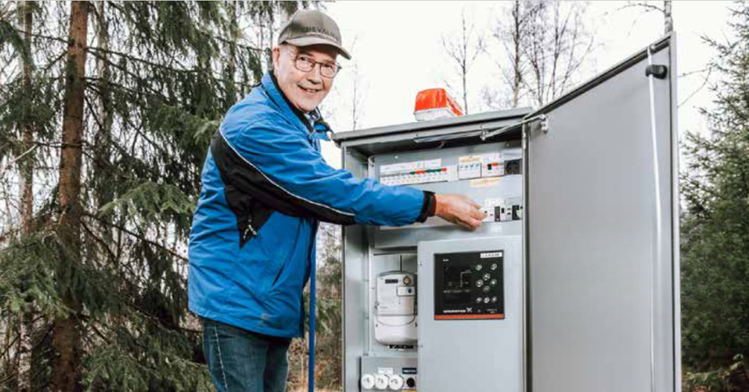 Grundfos Utility Connect helps reduce environmental footprint and operating costs in rural Finland