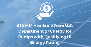 The Hydraulic Institute’s Energy Rating Recognized by Major Pump Rebate Programs