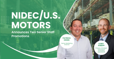 Nidec/U.S. MOTORS Announces Two Senior Staff Promotions