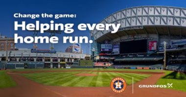 Grundfos and Houston Astros Team Up for Strategic Partnership