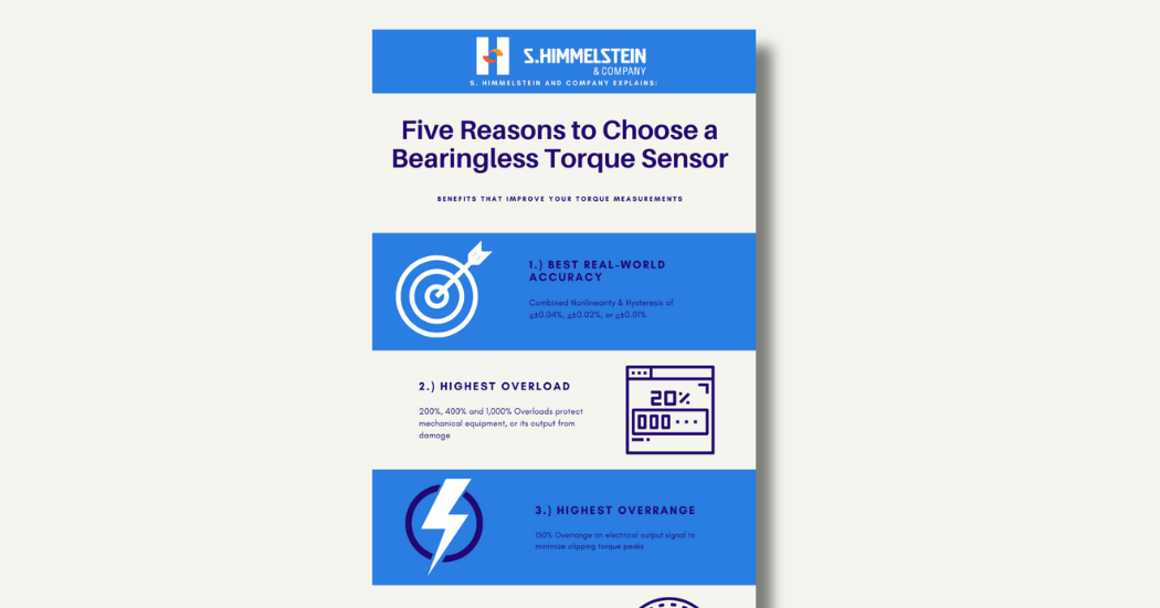 S.himmelstein Five Reasons To Choose A Bearingless Torque Sensor