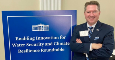 WEF Represents Water Sector at White House Roundtable on Water Security and Climate Resilience