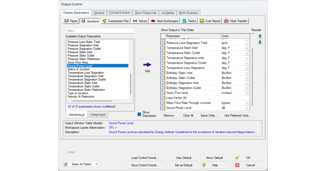 AFT Analyzing Sound Power Level in AFT Arrow
