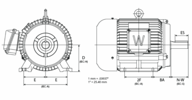 WWE Motor Frame Guide Understanding NEMA and IEC Frame Numbers in Electric Motors (2)