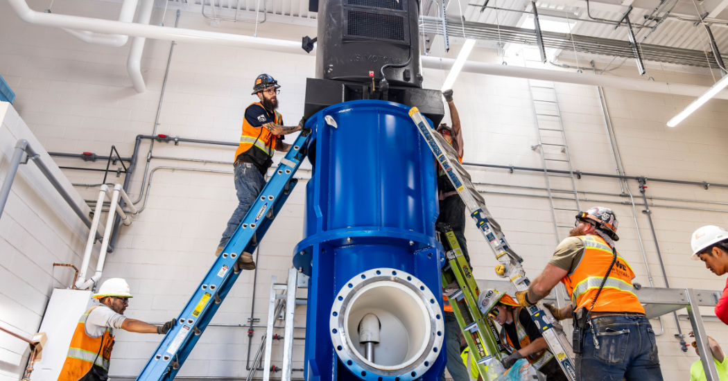 trillium Floway Vertical Turbine Pump Powers Davis Aqueduct Seismic Resilience Project