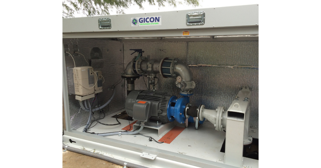 Yaskawa Dual-Pump Irrigation Solution Supports High School and Football Field Demands